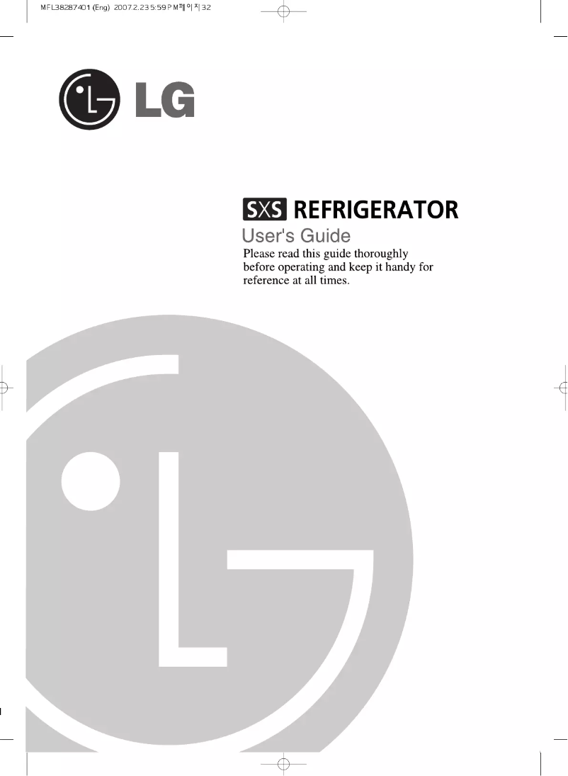 Page n°1 - Manuel utilisateur LG GWP227YUQA