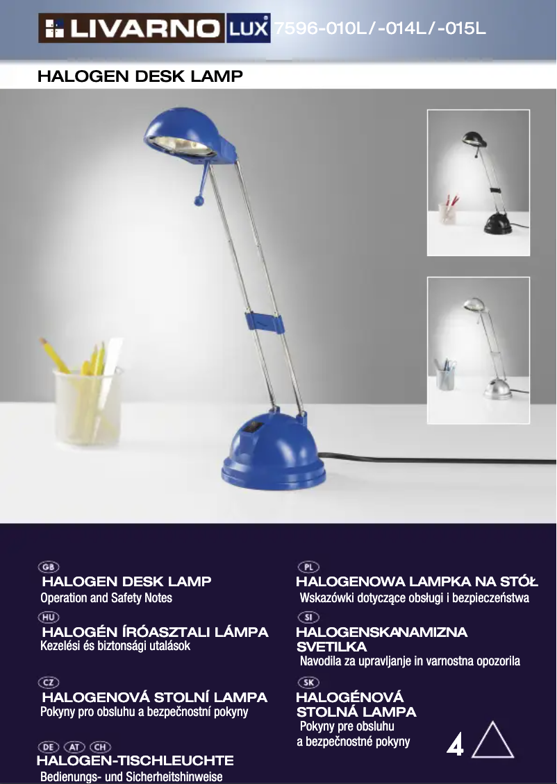 Page 1 de la notice Manuel utilisateur Livarno Lux IAN 066917