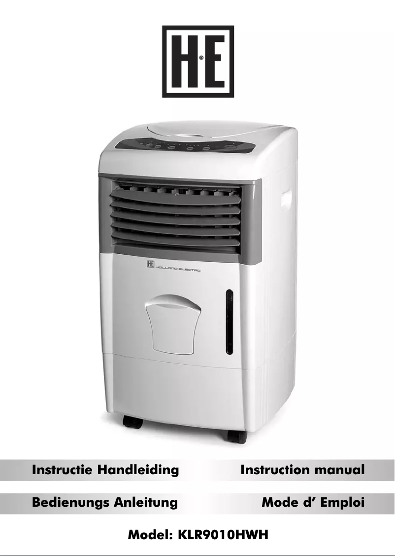 Page n°1 - Manuel utilisateur Holland Electro KLR9010HWH-Moskou