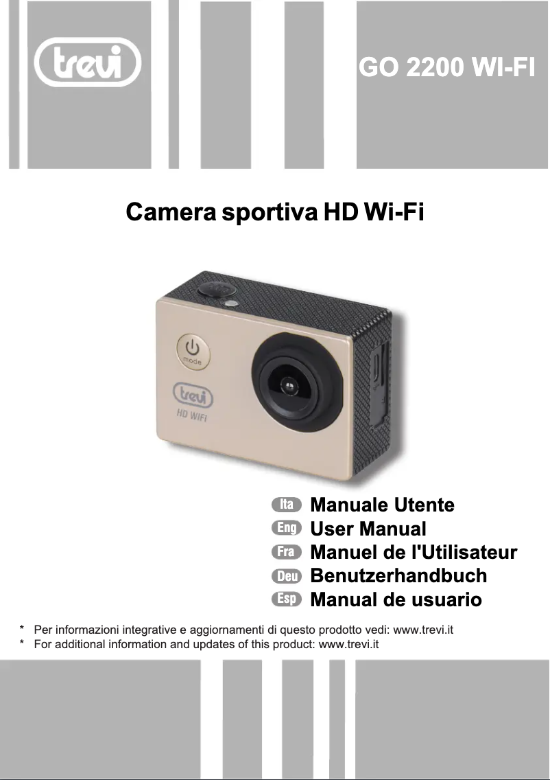 Page n°1 - Manuel utilisateur Trevi GO 2200 WIFI