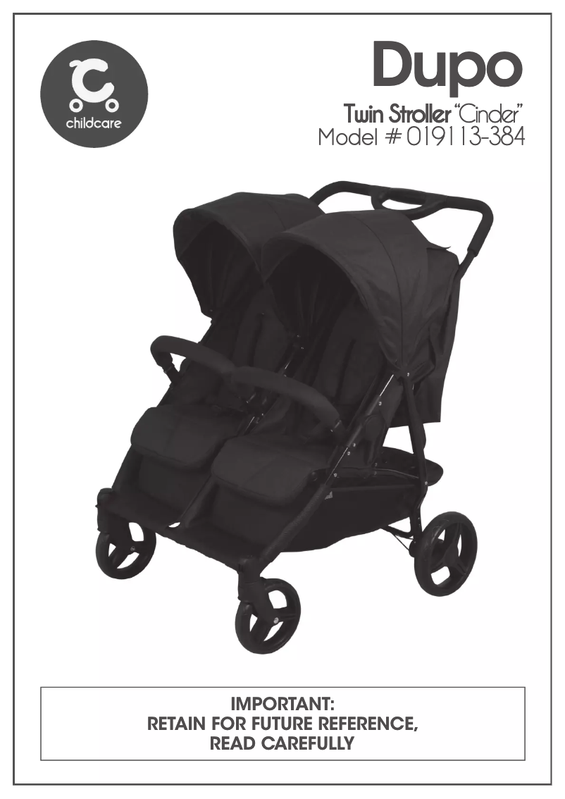 Page n°1 - Manuel utilisateur Childcare Dupo Twin