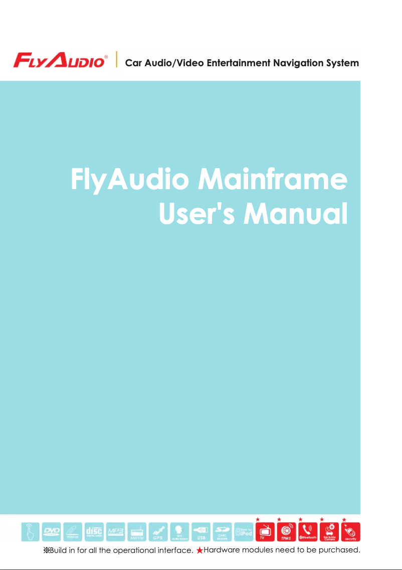 Página 1 del manual Manual de usuario FlyAudio E7036NAVI
