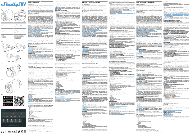 Page 1 de la notice Manuel utilisateur Shelly TRV