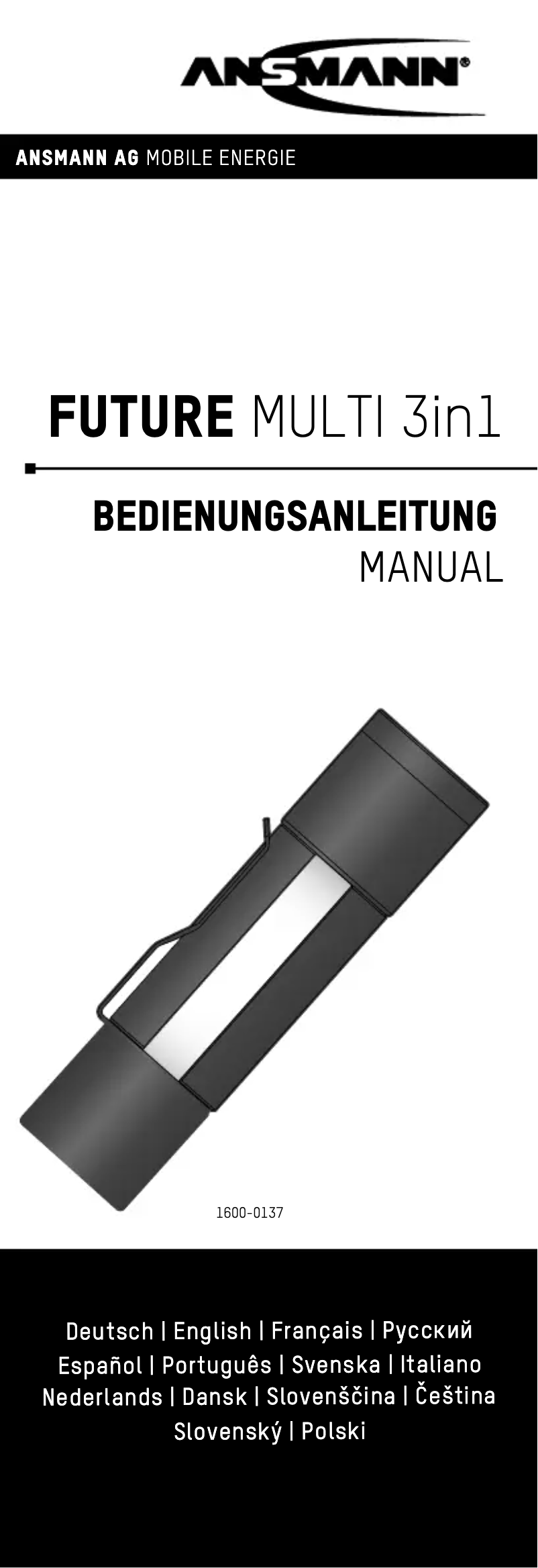 Image de la première page du manuel de l'appareil Future Multi 3in1