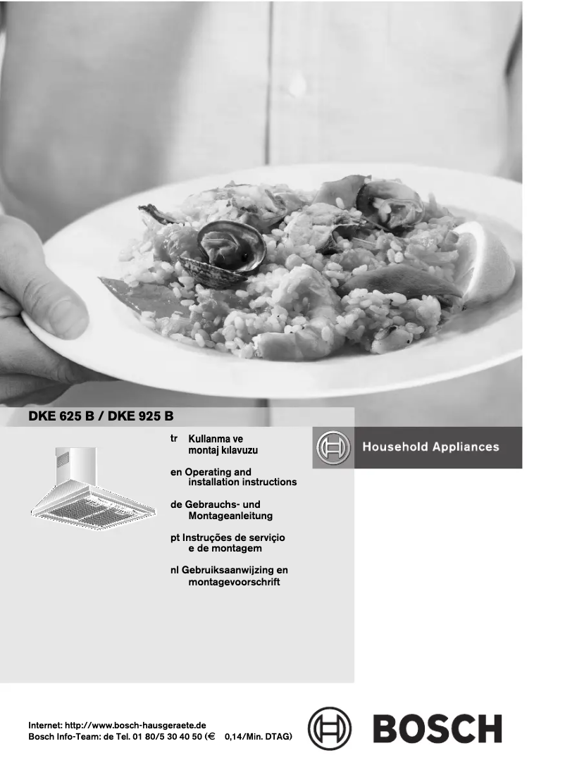 Image de la première page du manuel de l'appareil DKE925B