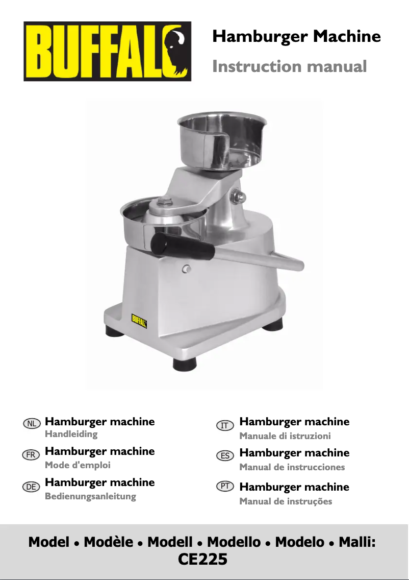 Page 1 de la notice Manuel utilisateur Buffalo CE225