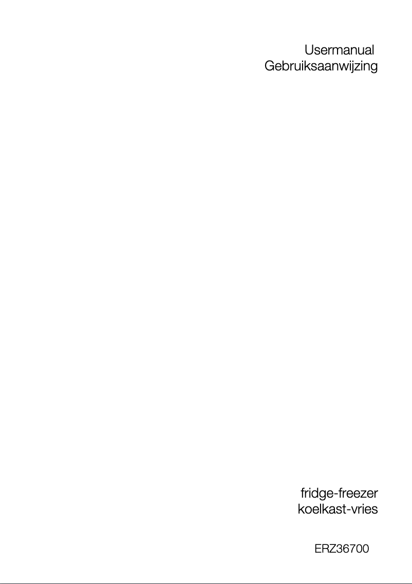 Página 1 del manual Manual de usuario Electrolux ERZ36700X8
