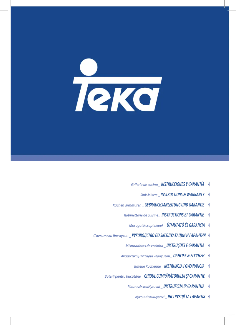 Page n°1 - Manuel utilisateur Teka IN 995 Q