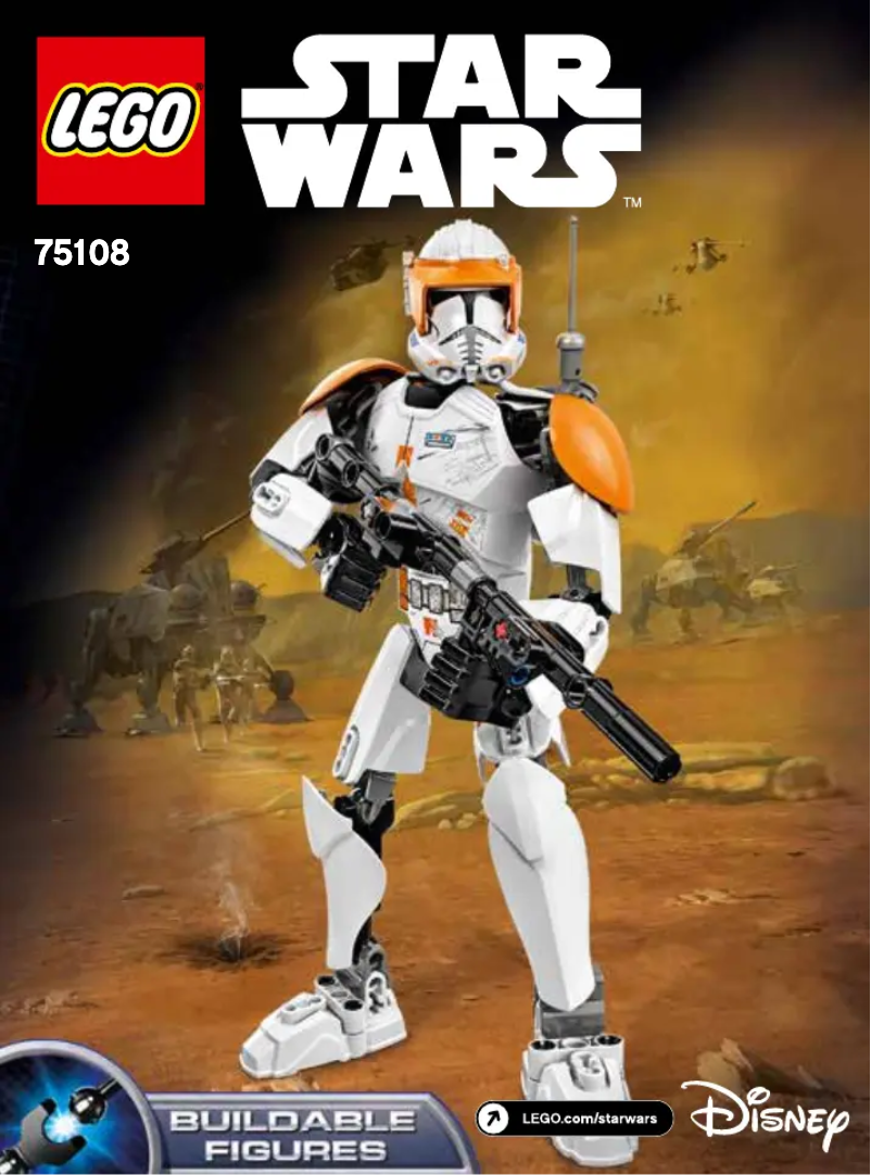 Page 1 of the manual User Manual Lego Star Wars 75108