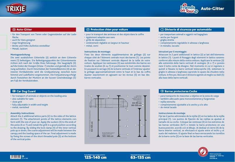 Página 1 del manual Manual de usuario Trixie 1325