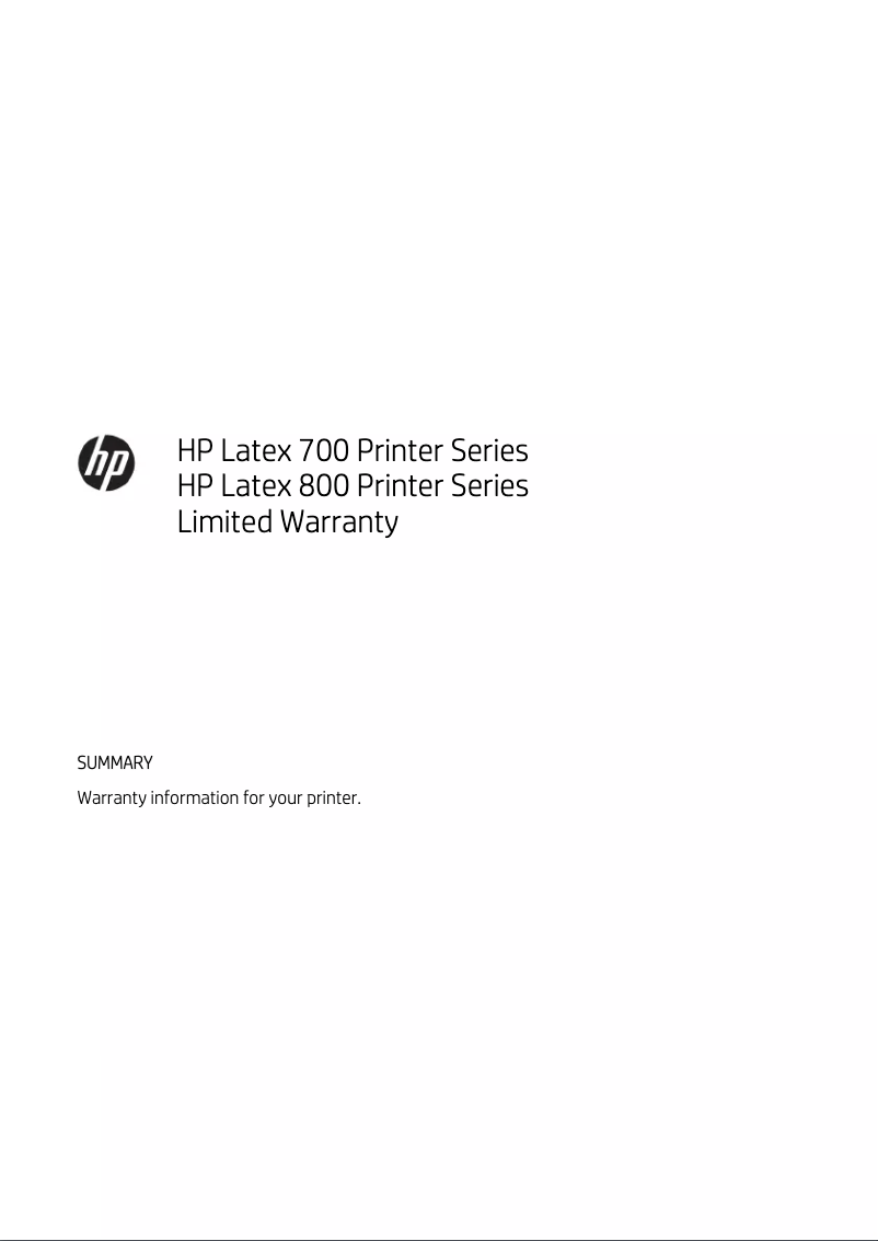 Image de la première page du manuel de l'appareil Latex 800