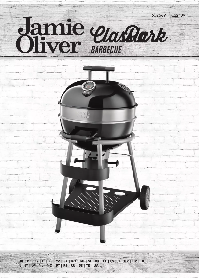 Page 1 de la notice Manuel utilisateur Jamie Oliver Classic Premium