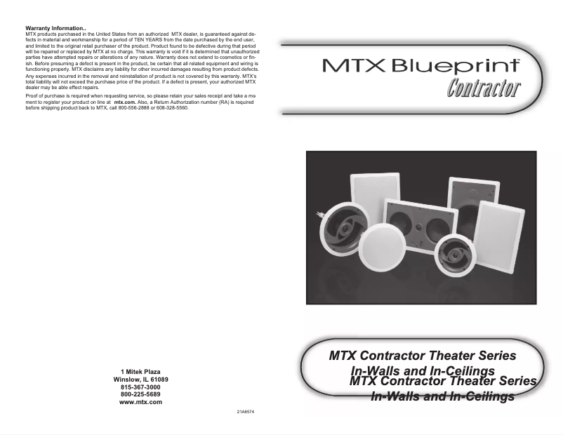 Image de la première page du manuel de l'appareil Residential