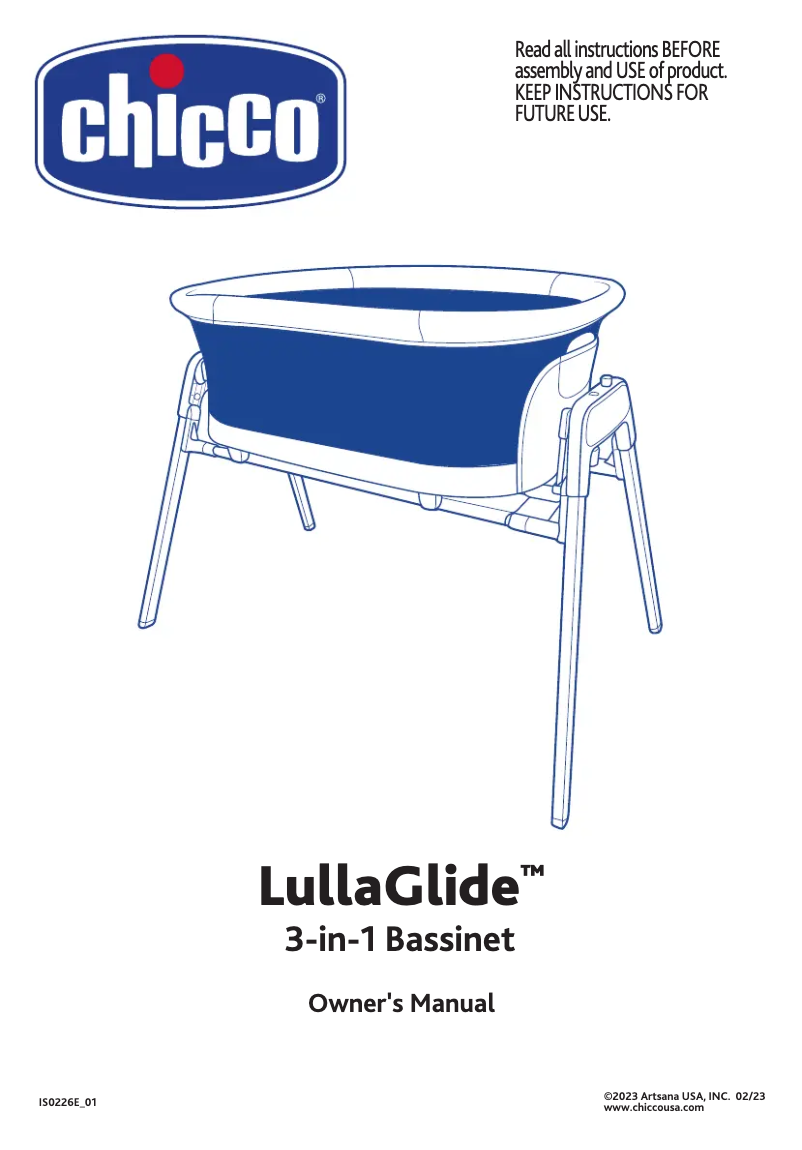 Image de la première page du manuel de l'appareil LullaGlide