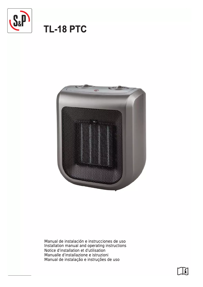 Página 1 del manual Manual de usuario Soler & Palau TL-18 PTC