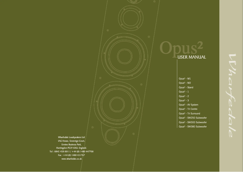 Imagen de la primera página del manual del dispositivo Opus2 2