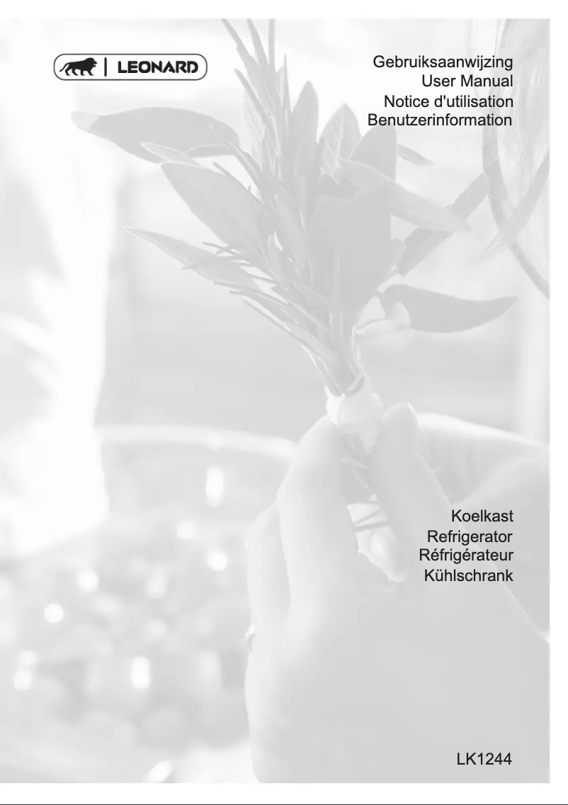 Page 1 de la notice Manuel utilisateur Leonard LK1244