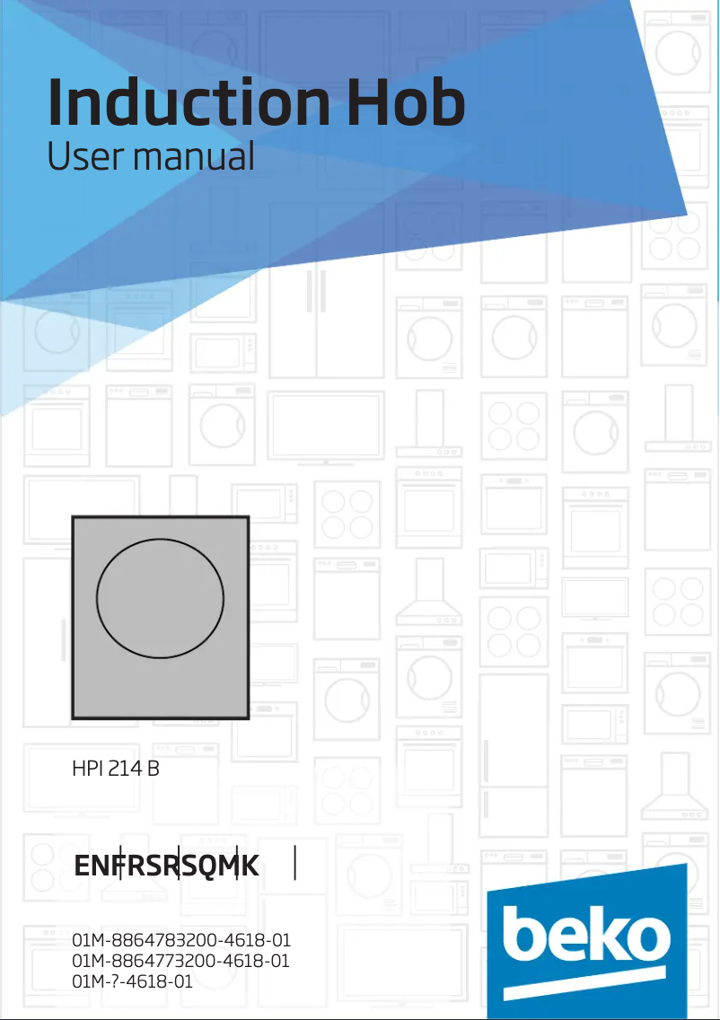 Page 1 de la notice Manuel utilisateur Beko HPI214B