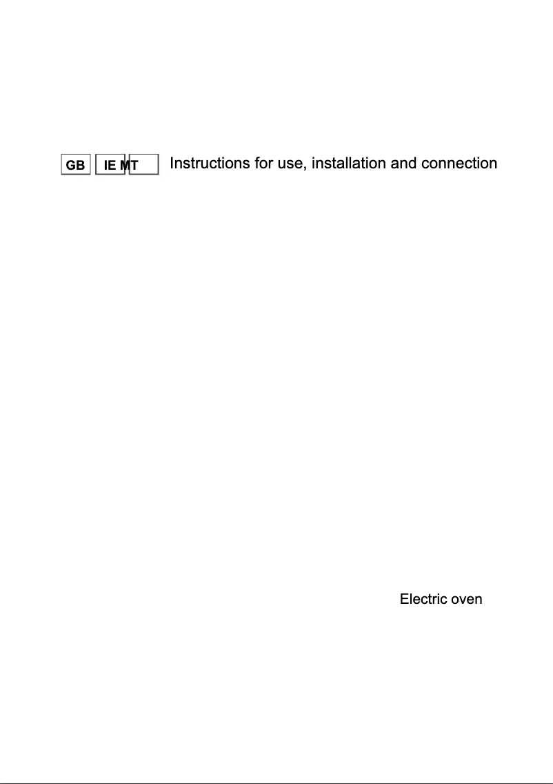 Page 1 de la notice Manuel utilisateur Gorenje B 2000 P2