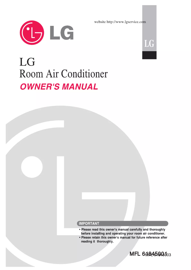 Page 1 de la notice Manuel utilisateur LG GSNH186TMA0