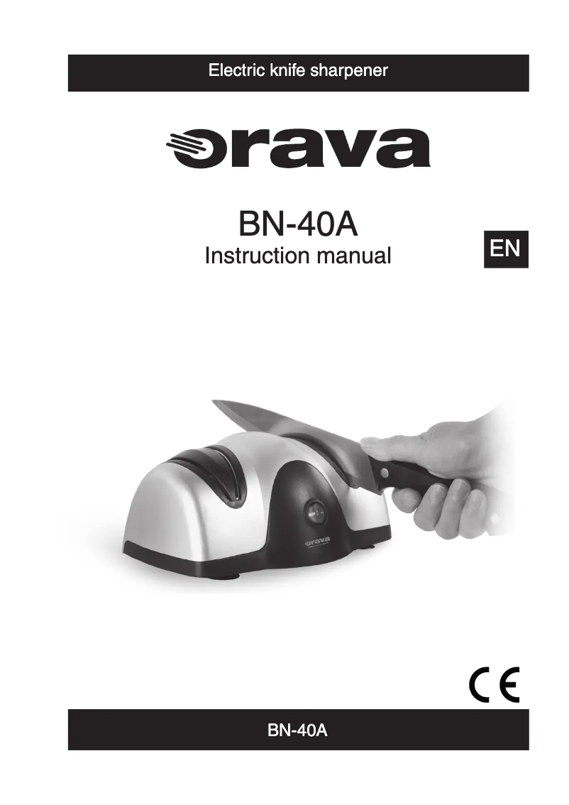 Image de la première page du manuel de l'appareil BN-40A