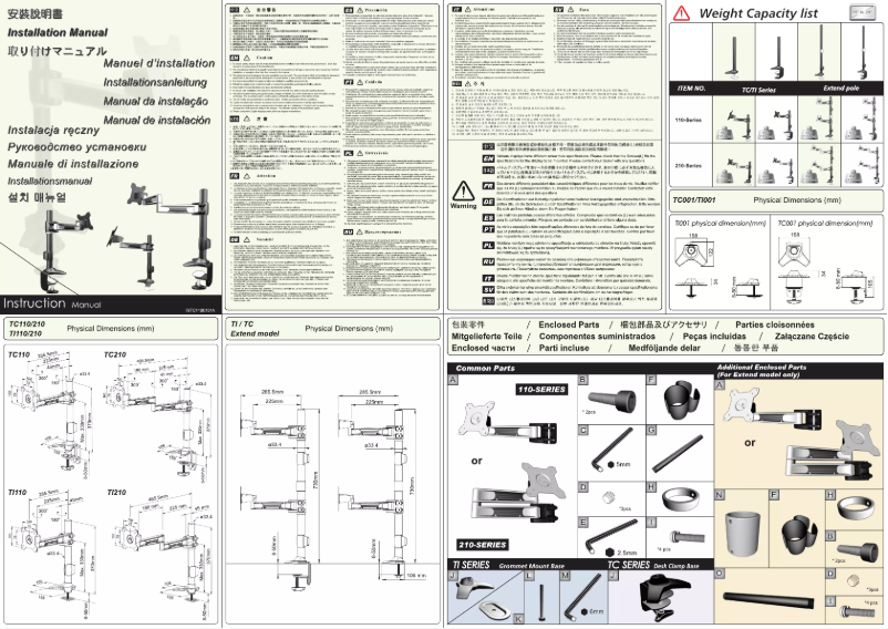 Page 1 de la notice Manuel utilisateur Aavara TI110