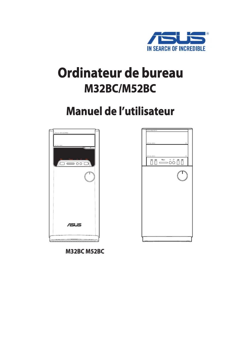 Page n°1 - Manuel utilisateur Asus M32BC