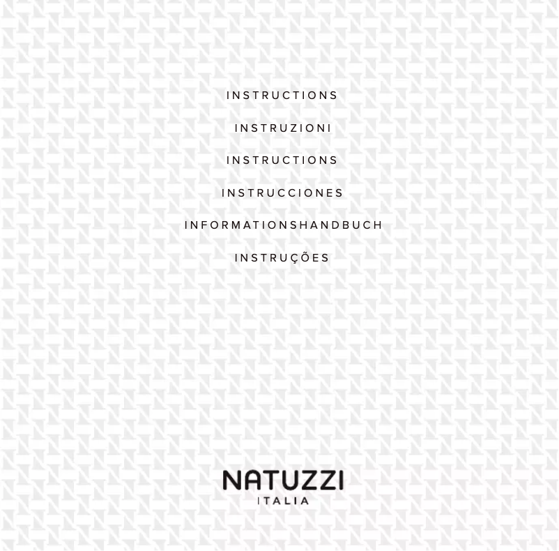 Page n°1 - Manuel utilisateur Natuzzi Lem