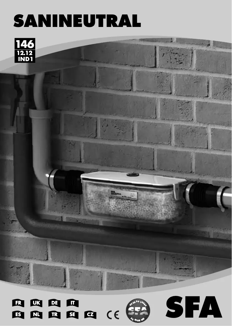 Page 1 de la notice Manuel utilisateur Sanibroyeur Sanineutral