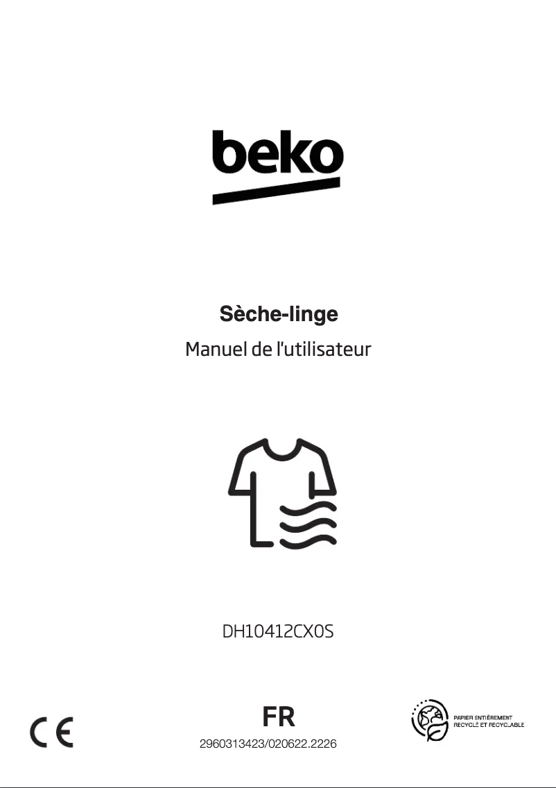 Image de la première page du manuel de l'appareil DH10412CX0S