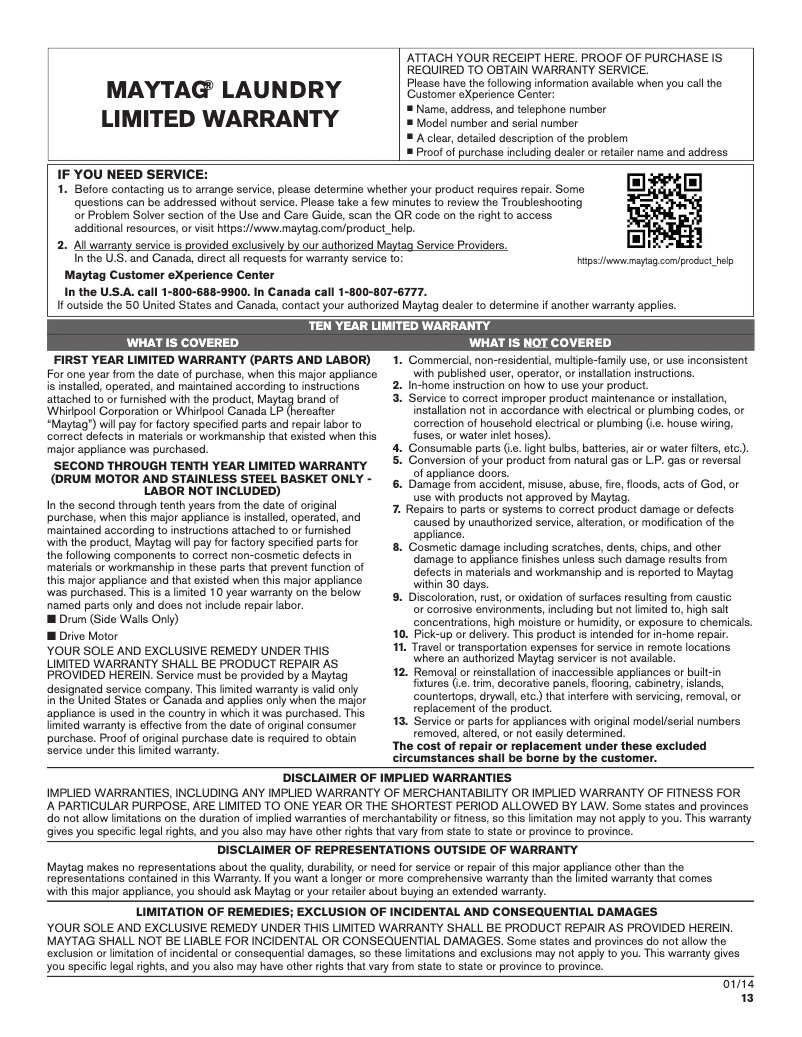 Image de la première page du manuel de l'appareil MGDC465HW