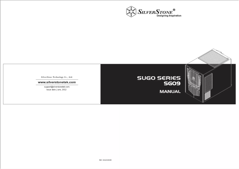 Page n°1 - Manuel utilisateur Silverstone SG09