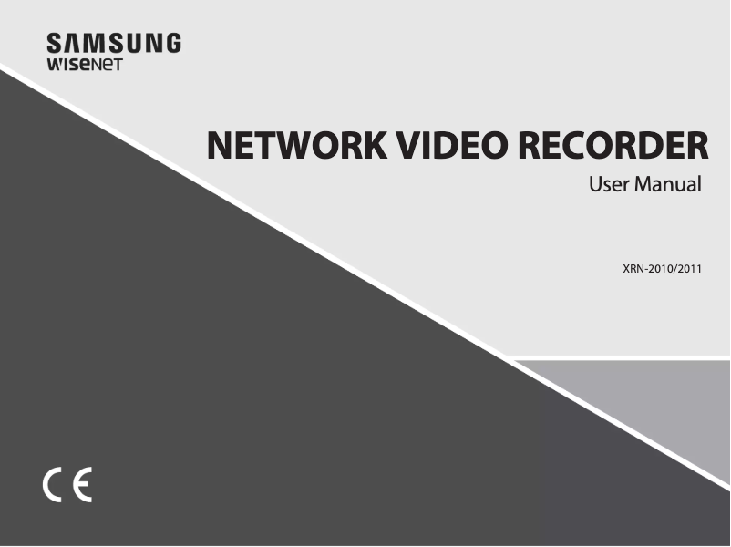 Página 1 del manual Manual de usuario Wisenet XRN-2010