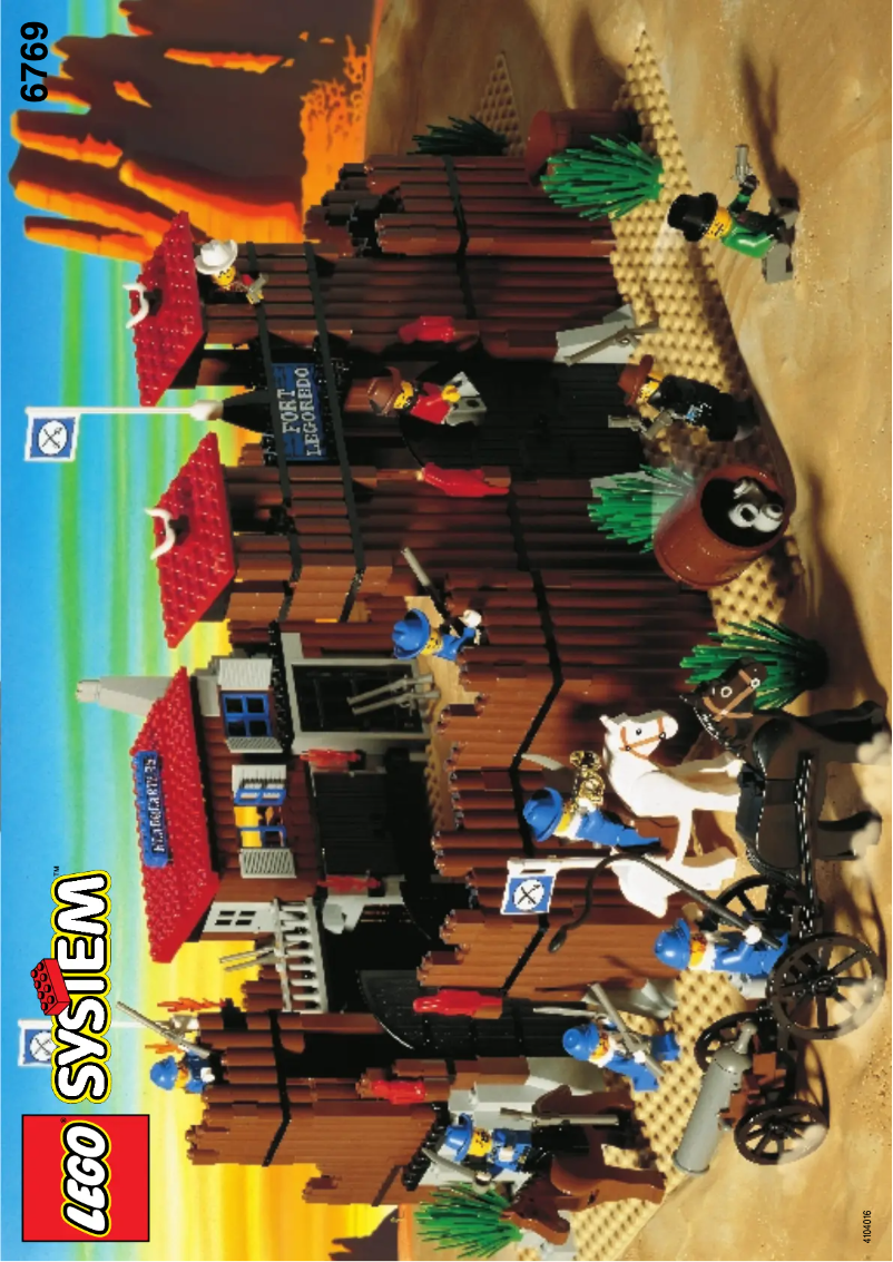 Page 1 de la notice Manuel utilisateur Lego Wild West 6769