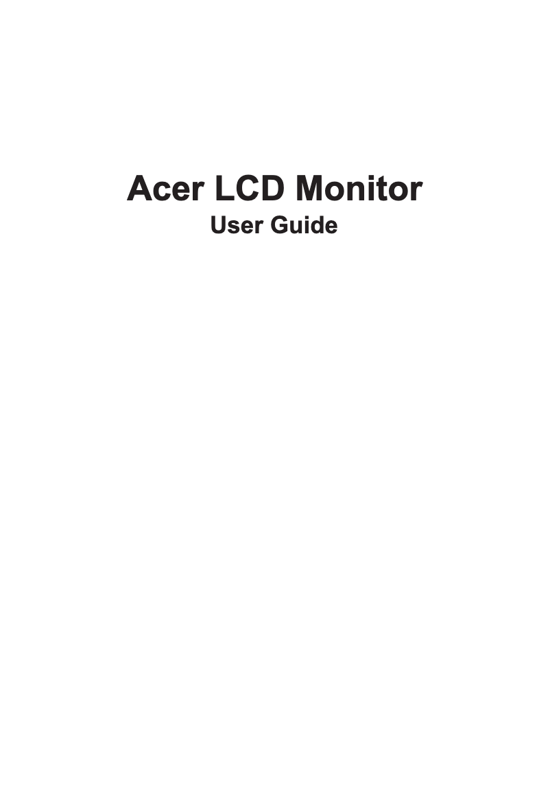 Page n°1 - Manuel utilisateur Acer B7 B247YDbmiprczx