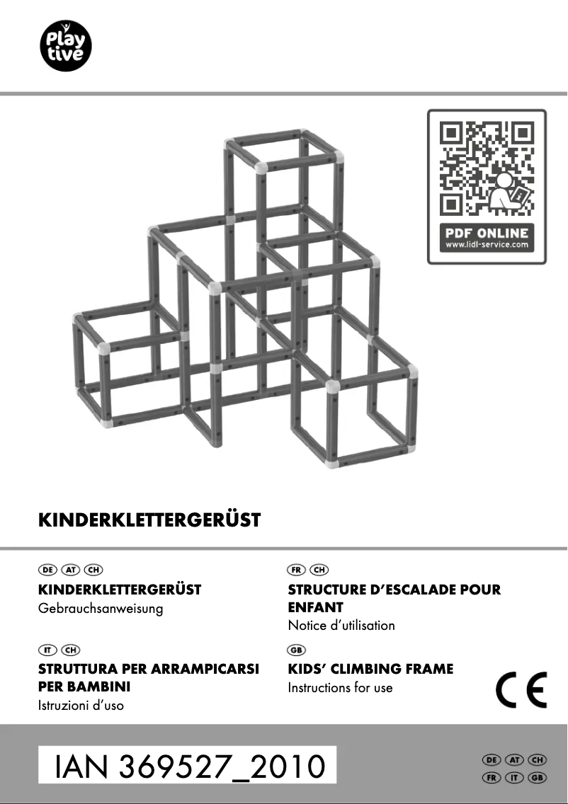 Page 1 de la notice Manuel utilisateur Playtive IAN 369527