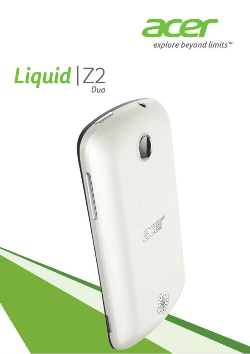 Página 1 del manual Manual de usuario Acer Liquid Z2 Duo