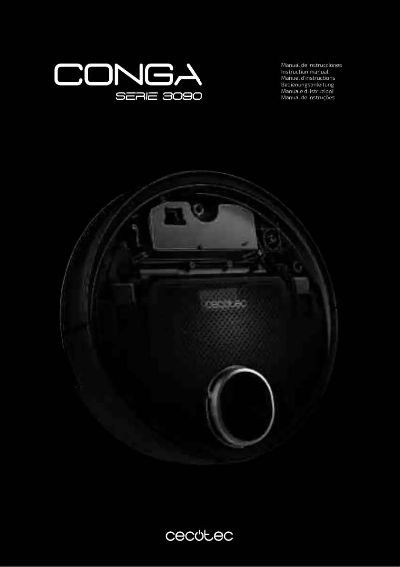Página 1 del manual Manual de usuario Cecotec Conga 3090