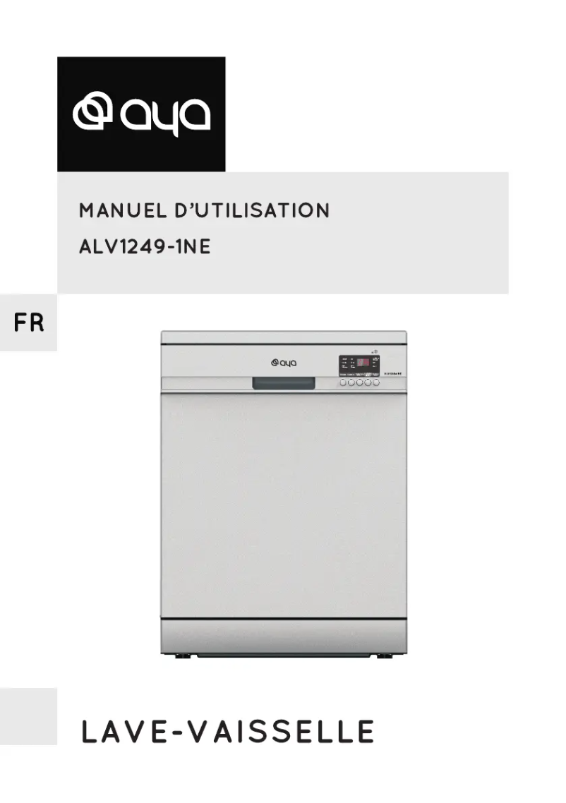 Image de la première page du manuel de l'appareil ALV1249-1NE