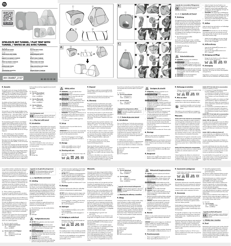 Imagen de la primera página del manual del dispositivo HG07412A