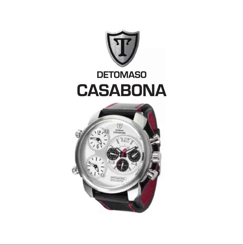 Page n°1 - Manuel utilisateur Detomaso Casabona