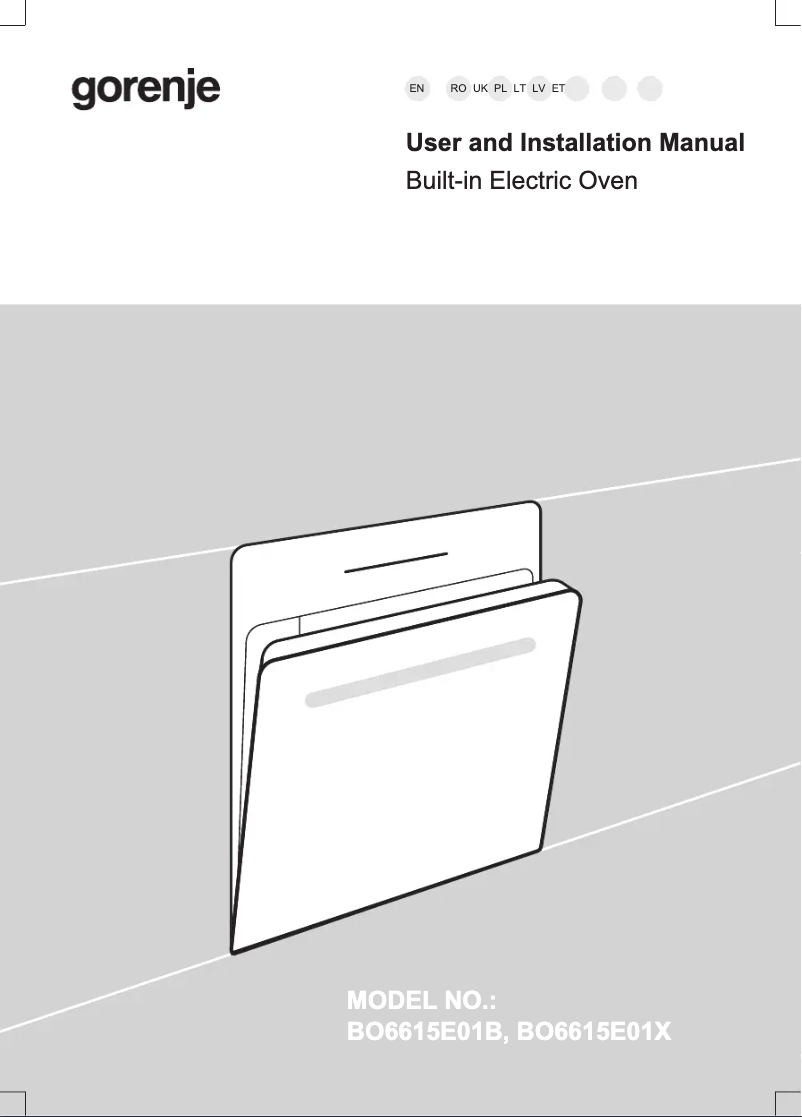 Image de la première page du manuel de l'appareil BO6615E01B