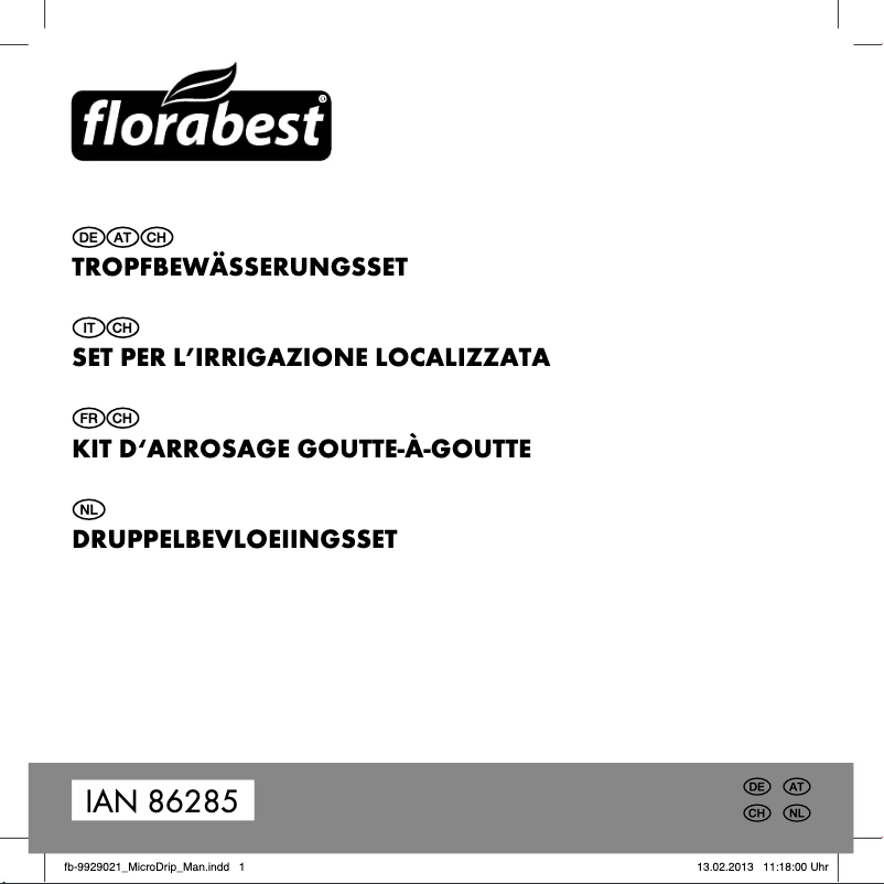 Page n°1 - Manuel utilisateur Florabest HG00491
