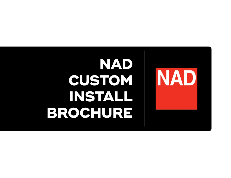 Page 1 de la notice Brochure NAD CI 980