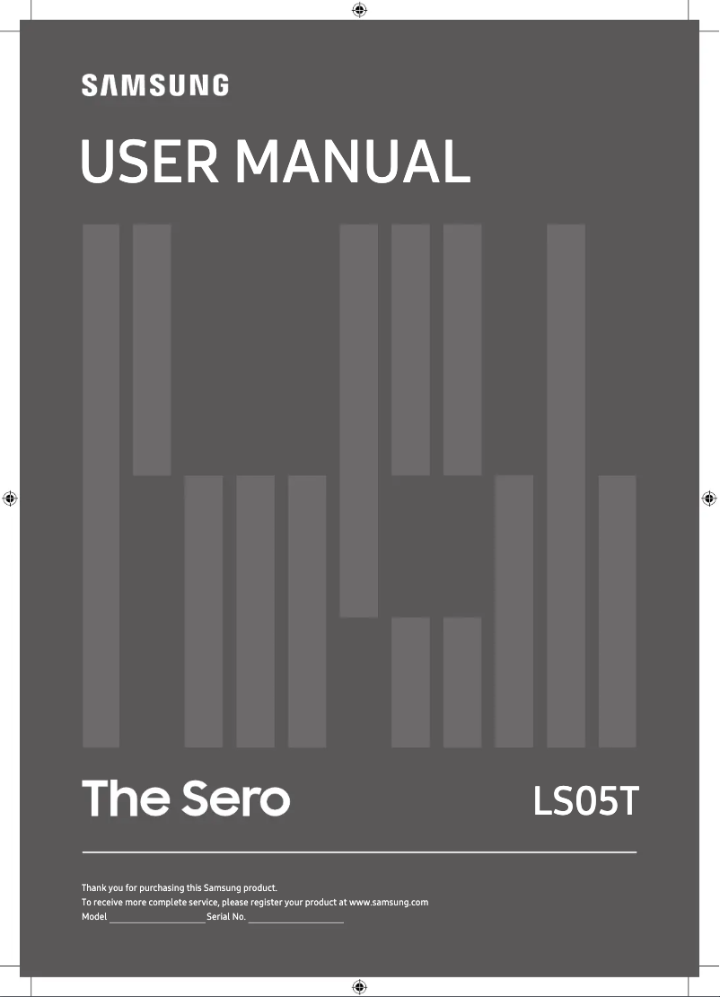 Page n°1 - Manuel utilisateur Samsung GQ43LS05TAU