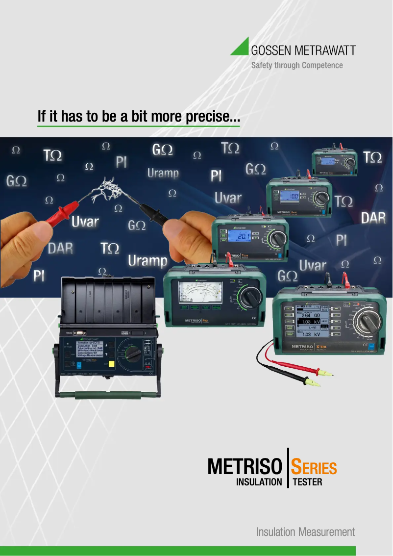 Image de la première page du manuel de l'appareil Metriso Intro