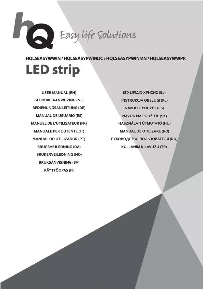 Image de la première page du manuel de l'appareil HQLSEASYWWIN