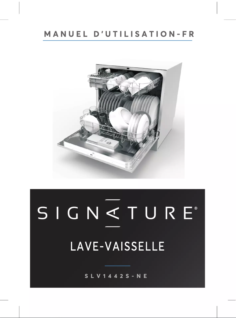 Page n°1 - Manuel utilisateur Signature SLV1442S-NE
