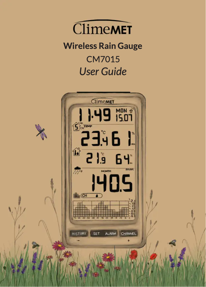 Page 1 de la notice Manuel utilisateur ClimeMET CM7015