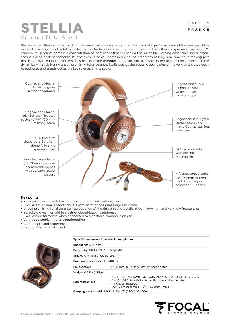 Image de la première page du manuel de l'appareil Stellia